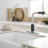 Pull Out Single Handle Kitchen Faucet With Deck Plate and Supply Lines-105373461