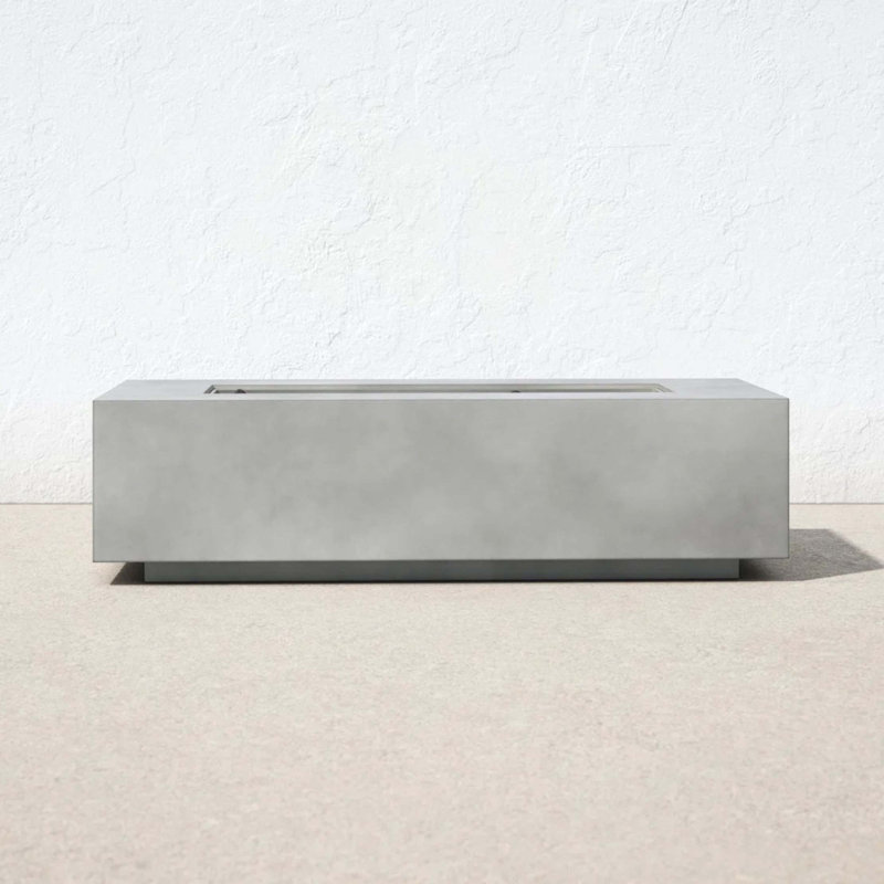 Concrete Propane Outdoor Fire Pit Table