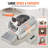 6 in Deep Cat Litter Box Odor-Free Litter Box with Filtering Foot Board-105368525