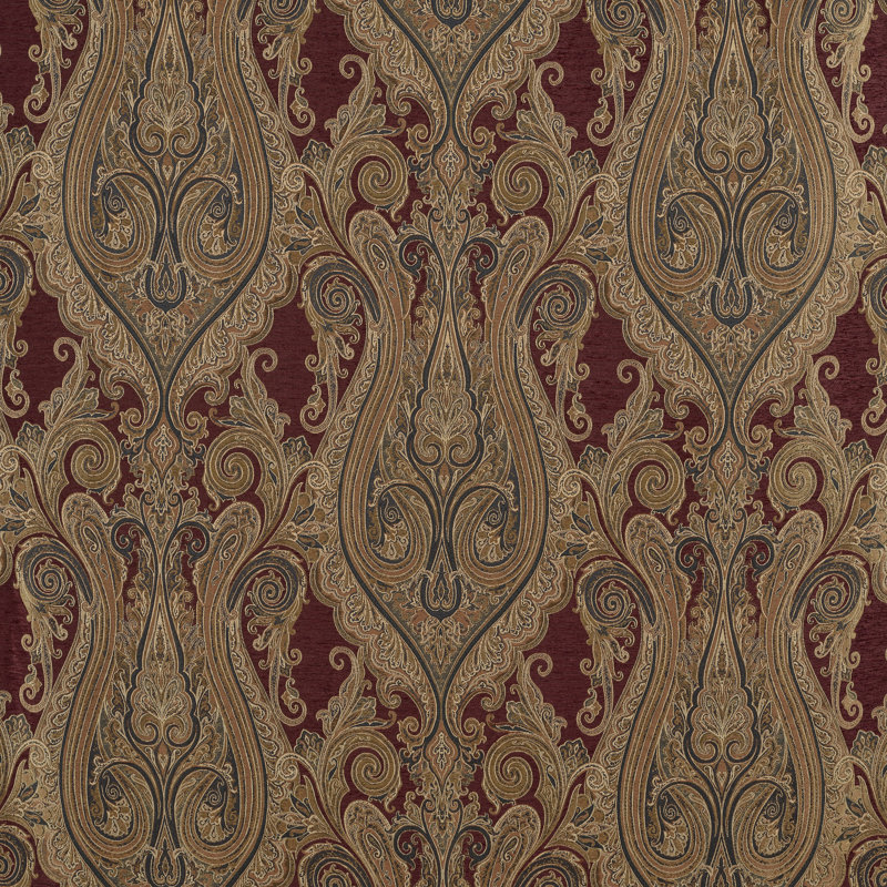 Garnet Window Waterfall Valance