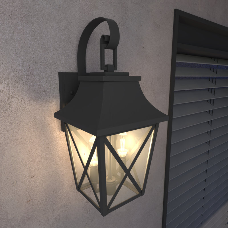 Lanterne murale d'extérieur 2 lumières avec verre Westhampton