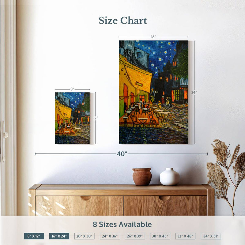 Sireci Cafe, 12" H x 8" W