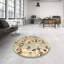 Tapis abstrait beige / bleu-541592817