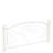 Full Size Bed Frame, White Metal, Unique Flower Structure, Noise - Assembly, Easy To Put Together, No Box Spring Metal Frame With Finish, Design, Quiet And Stable, Needed-13581603