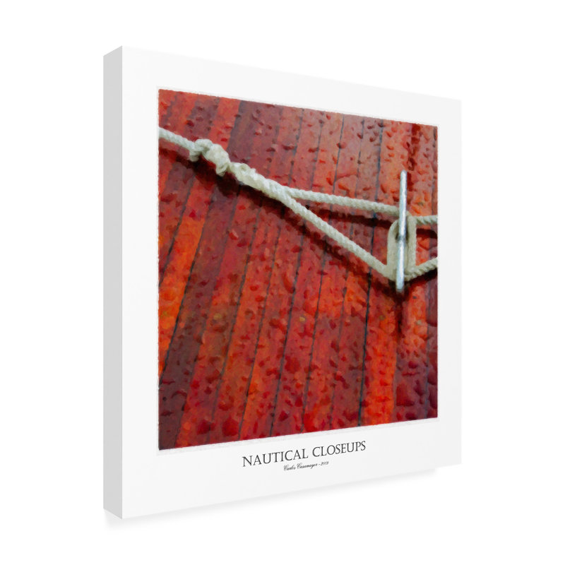 Prattville Carlos Casamayor «Nautical Closeups 12», toile d'extérieur, H 18 po x l 18 po x P 1,5 po