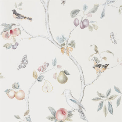 Fruit Aviary Wallpaper