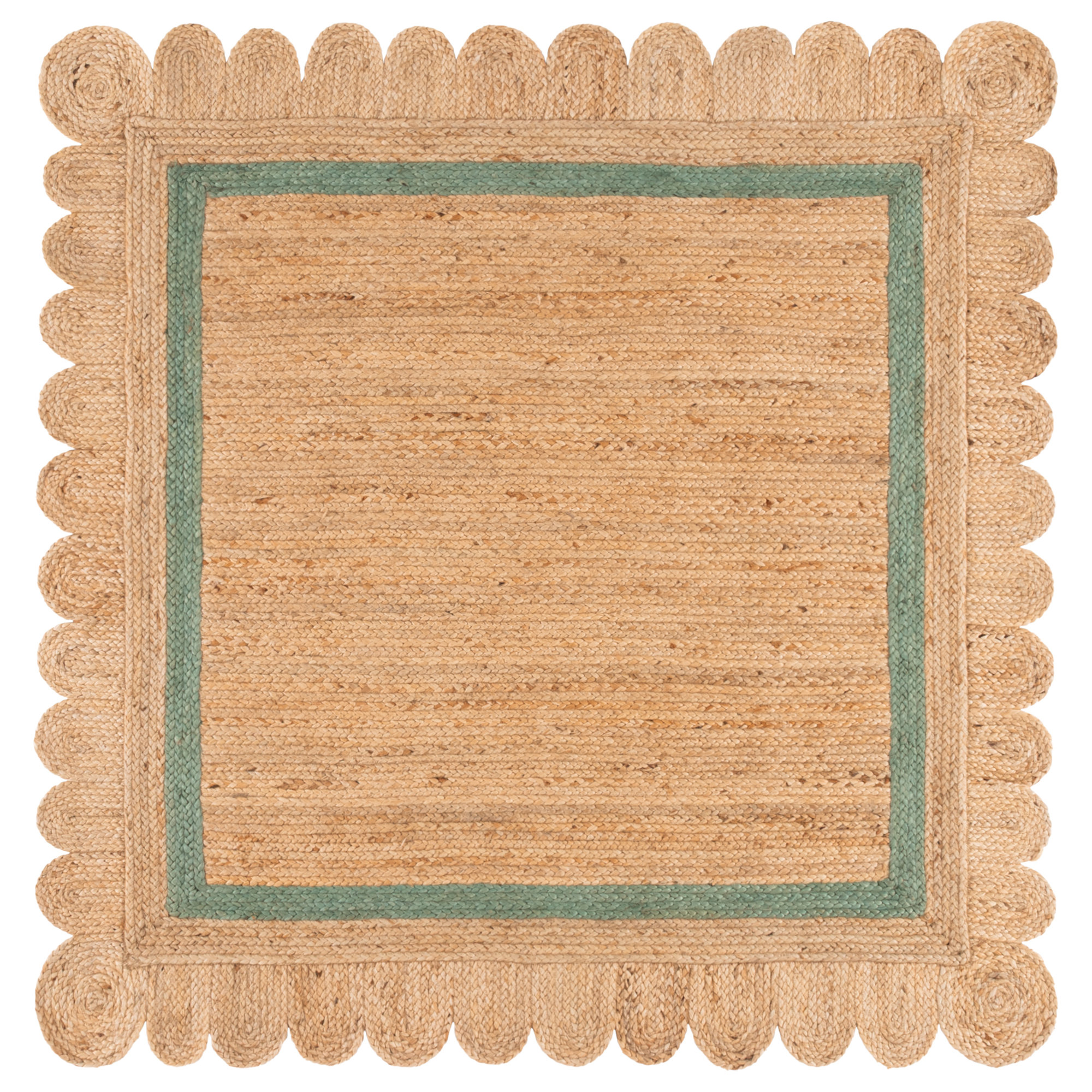 Inaki Jute/Sisal Area Rug, Square 6'