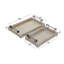 Ensemble de plateau de table basse Jackeline