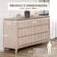 Commode 6 tiroirs Manzaneira