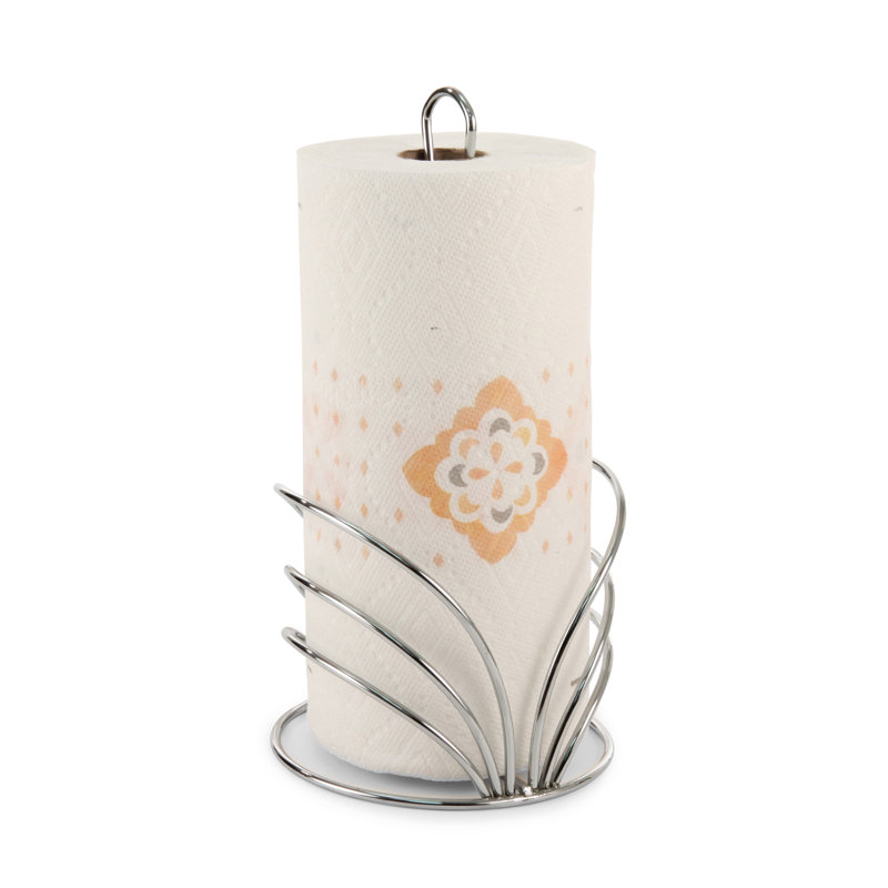 Metal Paper Towel Holder, Chrome