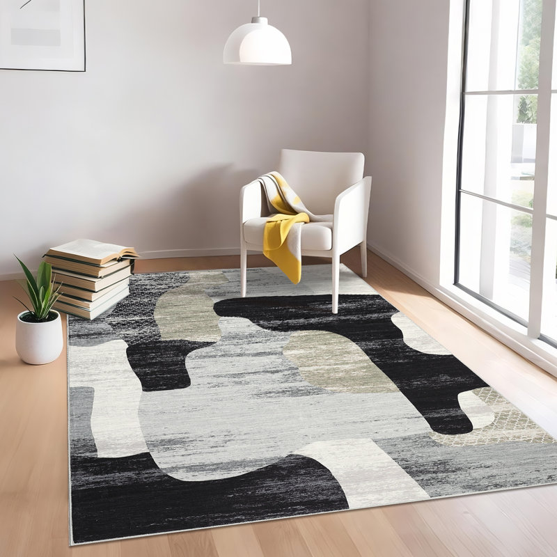 Tapis de salon Modern Abstract, Rectangle 10 pi x 13 pi