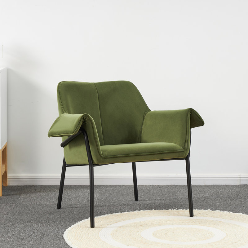 Maraia Upholstered Armchair, Olive Green