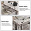Bureau rectangulaire moderne et minimaliste-107733270