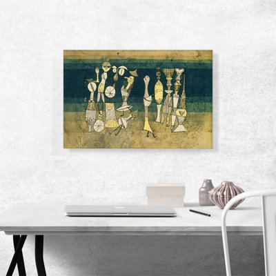 «Comedy 1921» par Paul Klee - reproduction d'art sur toile tendue