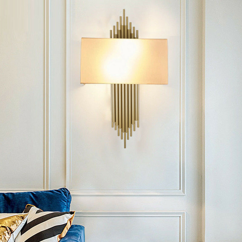 Applique murale en tissu 2 lumières Fikir