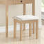 Ensemble coiffeuse et tabouret de maquillage en bois Moniya-2090124444