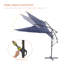Parasol en porte-à-faux 120 po-66362900