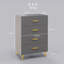 60 cm W Chest of 4 Drawers