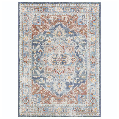 Aliccia Frett Floral Pattern Area Rug