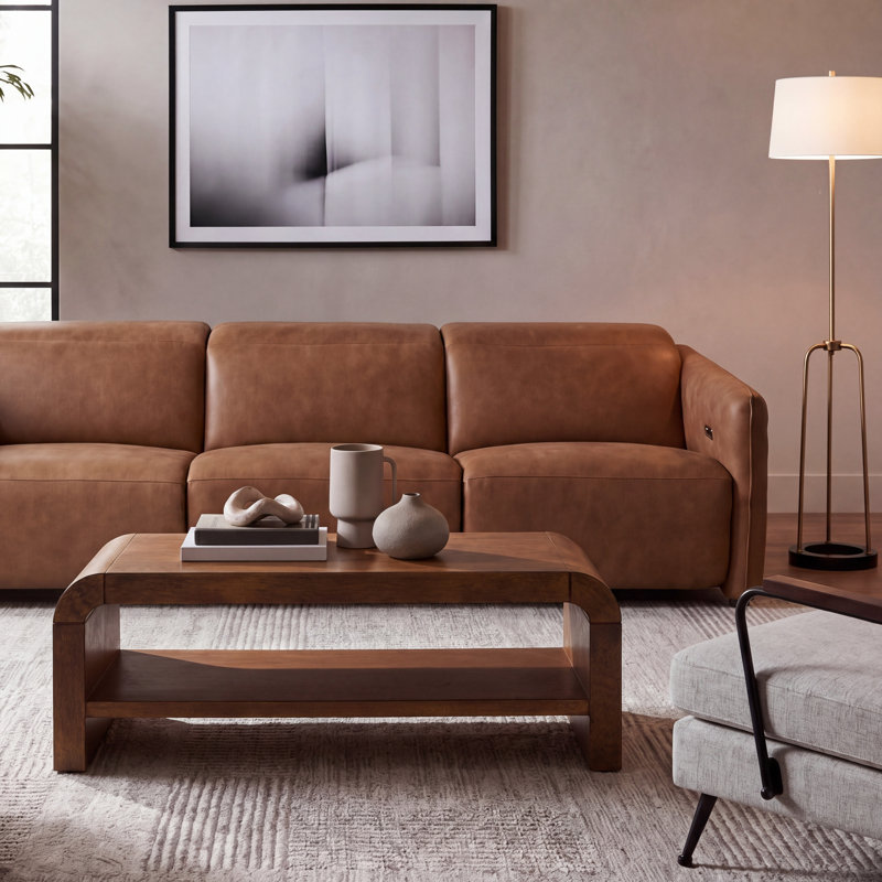 Atalanta 1-Shelf Coffee Table, Natural