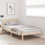 Vidaxl Bed Frame With Headboard Solid Pine Wood-113970907-126305840