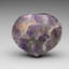Polished Chevron Amethyst Heart From Brazil (383.7 Grams)