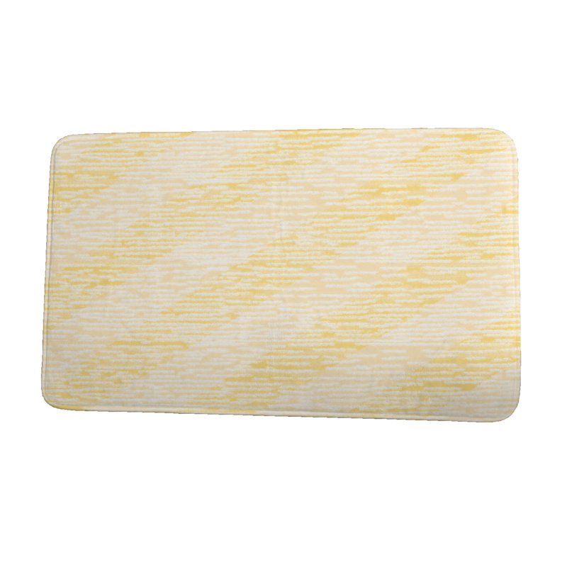 Non-Slip Bath Mat, 21" W x 34" L, Yellow