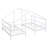 Double Triangular House Beds With Built-In Table-1607069070