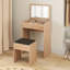 Quincey Dressing Table with Mirror-31168030