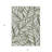 3' X 5' Olive Green And Beige Floral Washable Indoor Outdoor Area Rug
