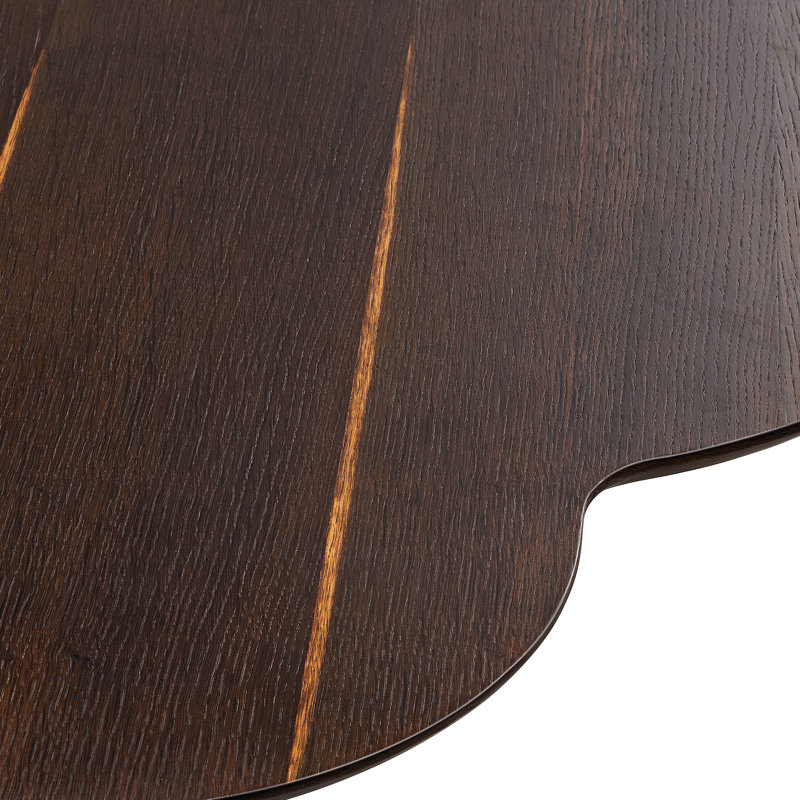 Modern Irregular Walnut Coffee Table