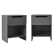 Carmet 1-Drawer Nightstands with Storage Cubby