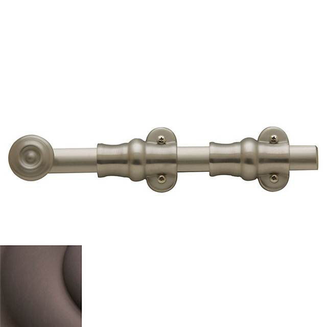 Ornamental Surface Bolt, 9.1" H x 2.8" W x 2.2" D, Venetian Bronze