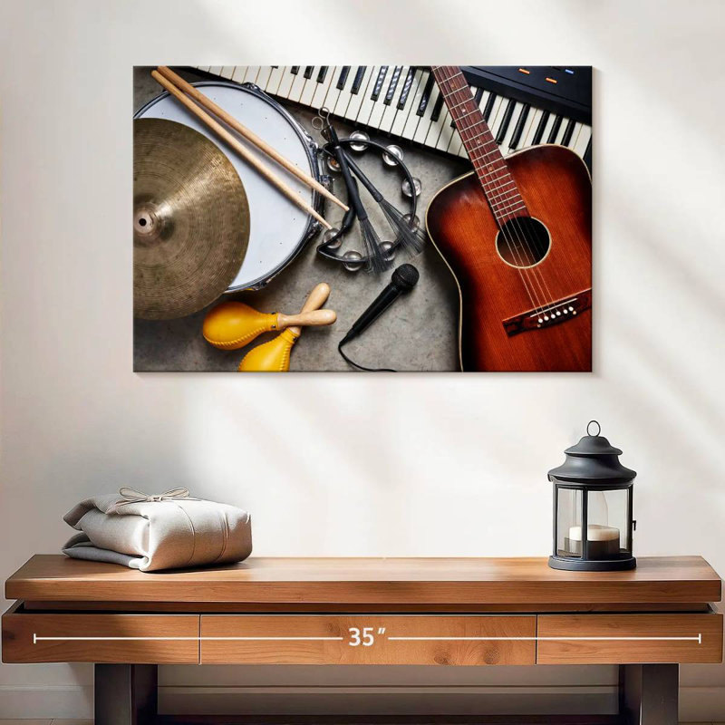 Abarca Musical Instruments Medley, 16" H x 24" W