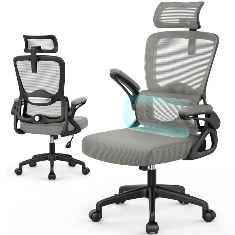 Office Chair, Light Grey