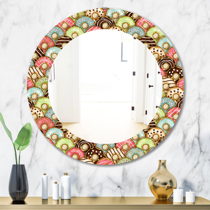 Miroir de salle de bain Donuts, H 31,5 po x l po