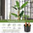 65'' Faux Banana Tree in Planter-2110567121