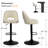 Leotrim 24''-32'' H Adjustable Height Swivel Upholstered Bar Stool-1681151451