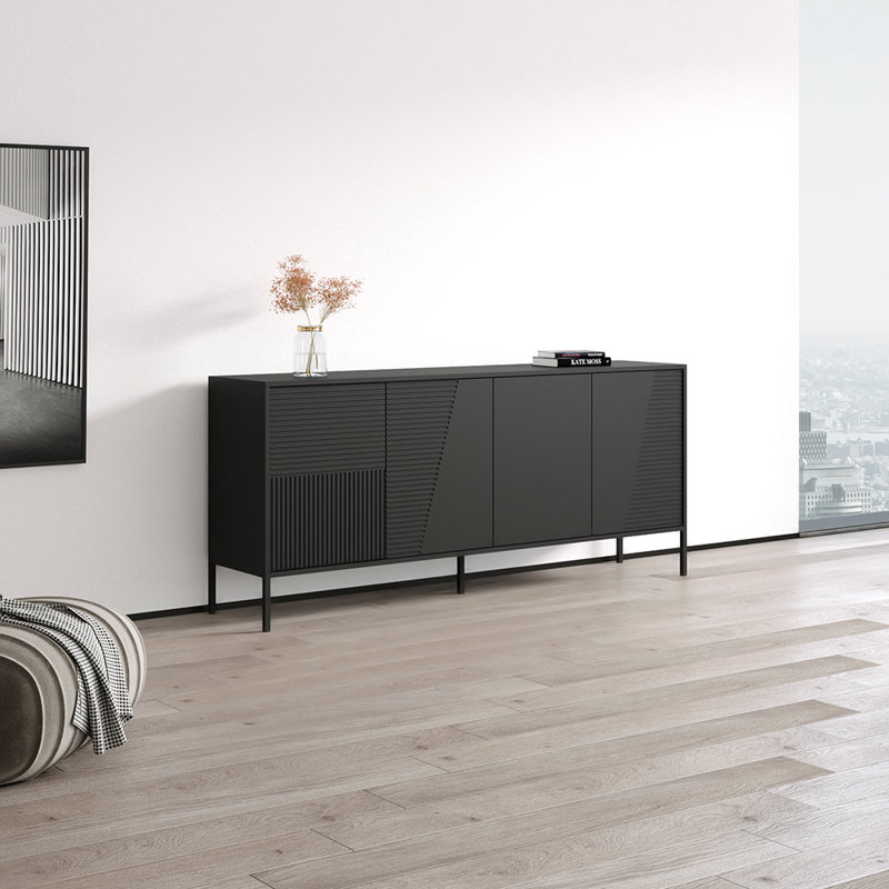 Buffet noir Debora 74,8 "04, Noir