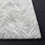 Tapis gris / ivoire en viscose / laine / coton touffeté à la main Kenosha-680759237