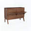 Lit escamotable double avec tablettes amovibles et ports USB