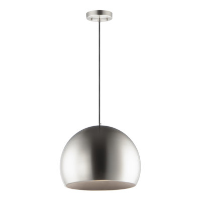 Luminaire suspendu en forme de dôme à 1 lumière DEL Nelle