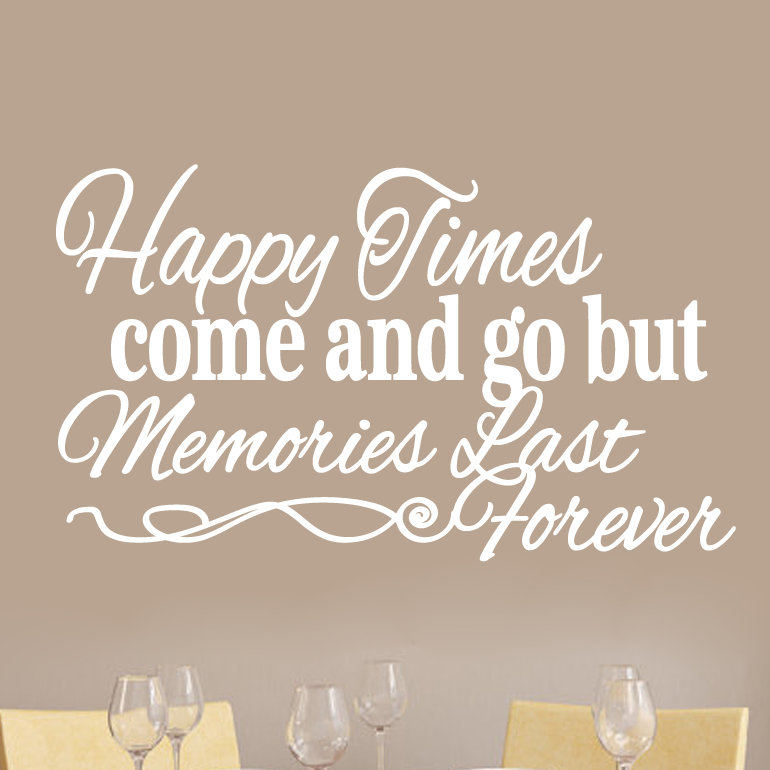 Text & Numbers Non-Wall Damaging Wall Decal, White