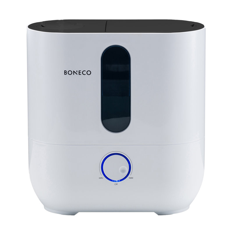 BONECO 1.32 Gallons Dual Mist Ultrasonic Tabletop Humidifier with Adjustable Humidistat for 860 Cubic Feet