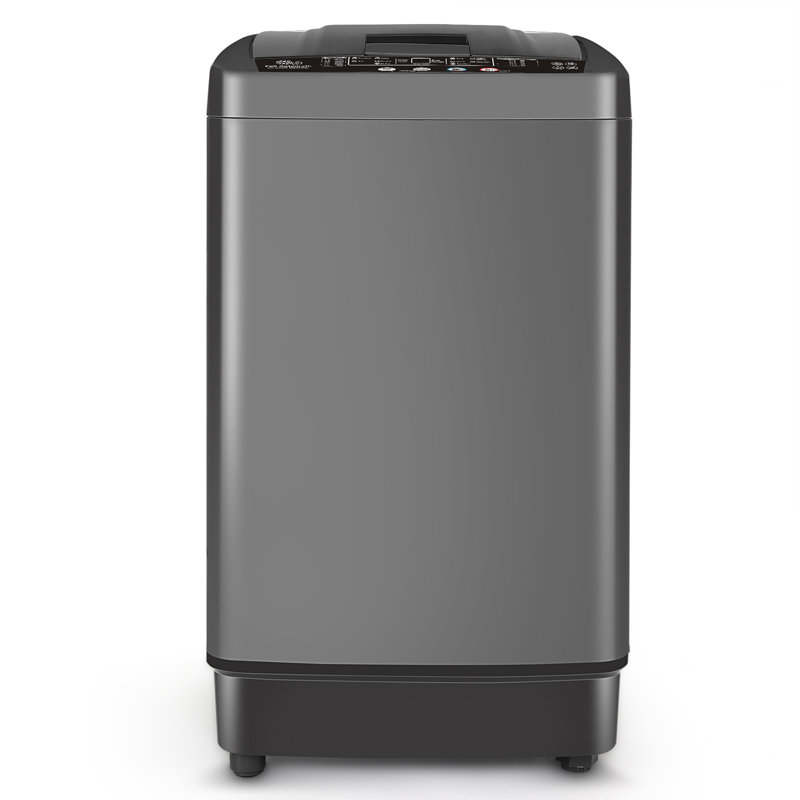 Homdox 1.8 cu. ft. High Efficiency Washing Machine with Drain Pump, Dark Grey