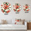 Vintage Red Roses - Horloge murale traditionnelle-60280444