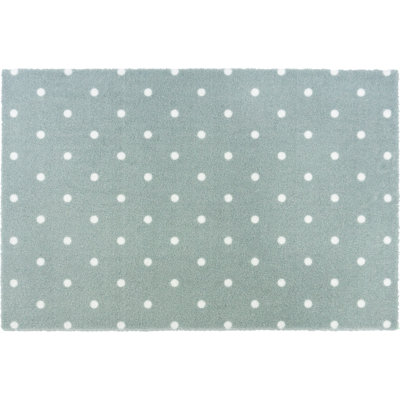 Fußmatte Fashion Printed - Waschbare Türmatte bedruckt Punkte 50 x 75 cm