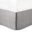 Édredon gris 7 pièces avec rayure diagonale, ensemble de literie de luxe, confort toutes saisons, coutures décoratives, taies décoratives assorties, jupe de lit de 15 pouces, coussins décoratifs pour chambre à coucher confortable, testé