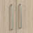 Bush Business Furniture Vista L Shaped Desk With Metal Legs, Low Storage Cabinet, And Wardrobe-103895353-103895354