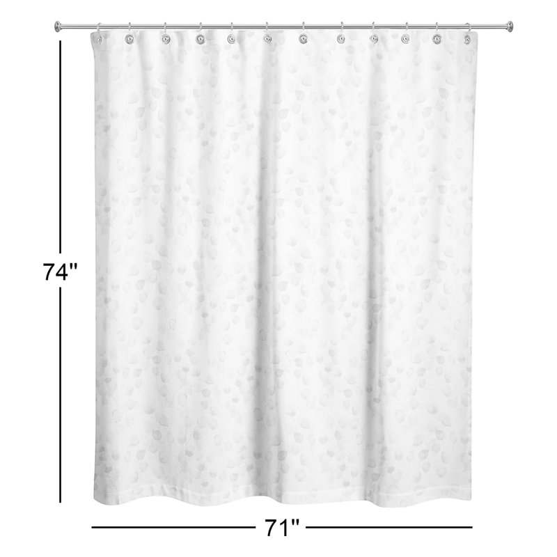 Rideau de douche simple Julian, Bleu marine
